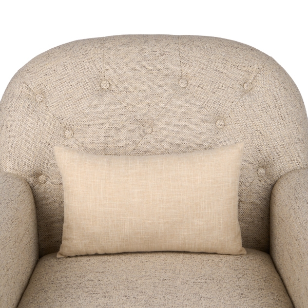 Floral Bunny Ears Lumbar Pillow