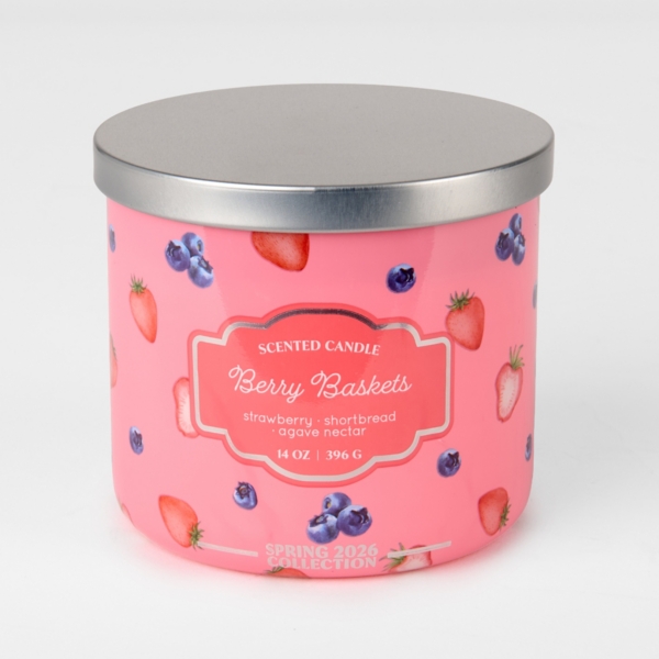 Berry Baskets 3-Wick Jar Candle