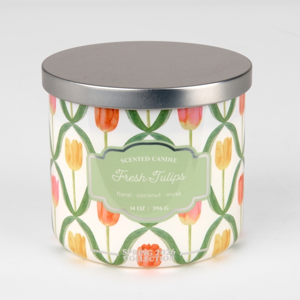 Fresh Tulips 3-Wick Jar Candle