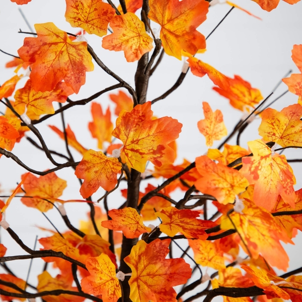 6 ft. Pre-Lit Autumn Maple Tree