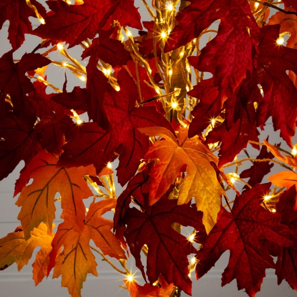 6 ft. Pre-Lit Weeping Maple Tree