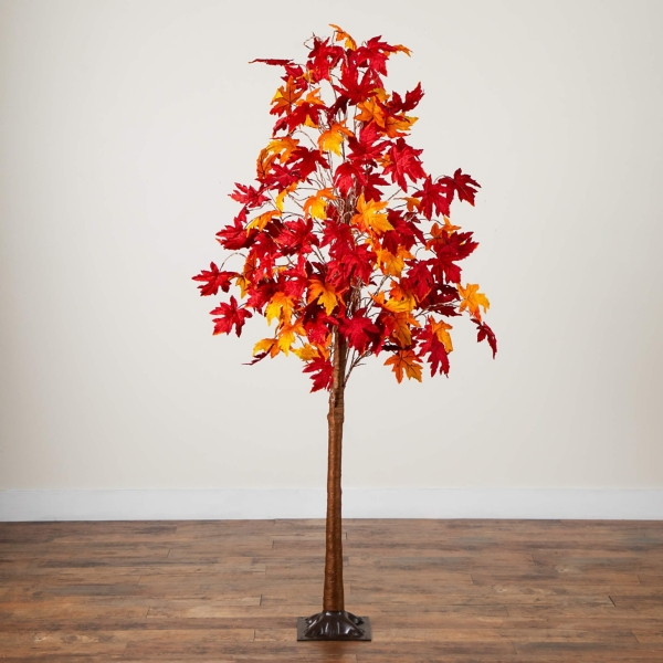 6 ft. Pre-Lit Weeping Maple Tree