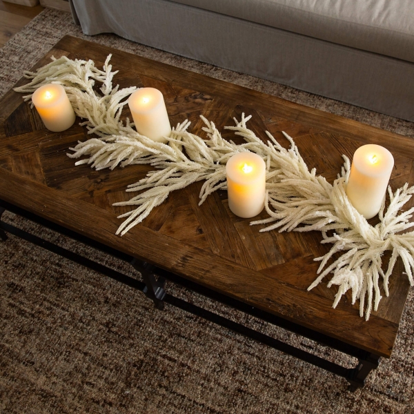 Real Touch White Pine Christmas Garland