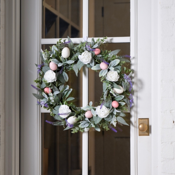 Tulip Easter Egg Mixed Wreath