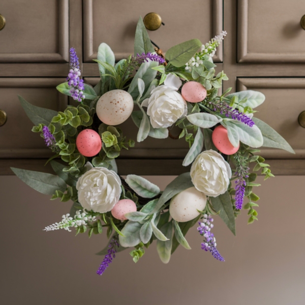 Mini Tulip Easter Egg Mixed Wreath