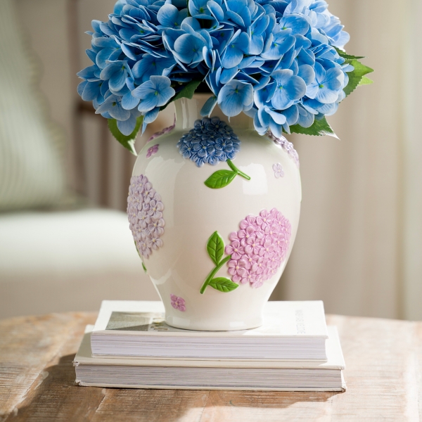 3D Hydrangea Ceramic Vase | Kirklands Home