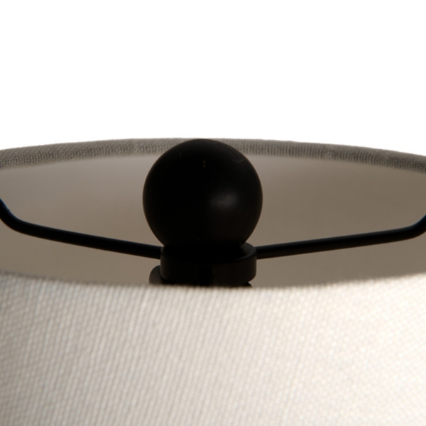 Classic Black Metal Buffet Lamp