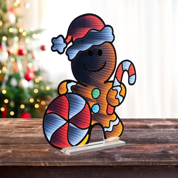 Peppermint Gingerbread Man Ekkolight