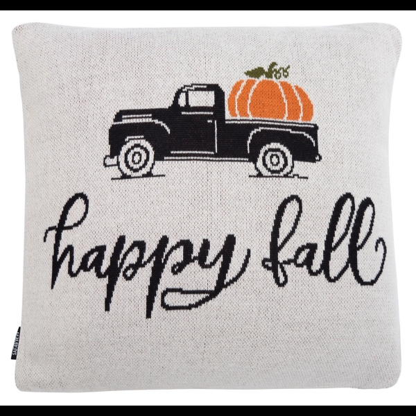 Happy Fall Farmhouse Truck Pillow