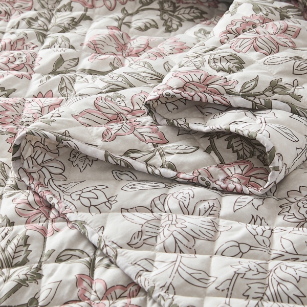 Zara Misty Rose 3-pc. King Quilt Set