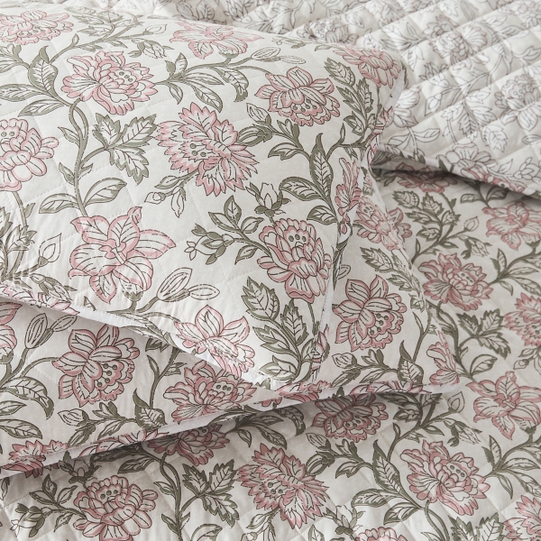 Zara Misty Rose 3-pc. King Quilt Set