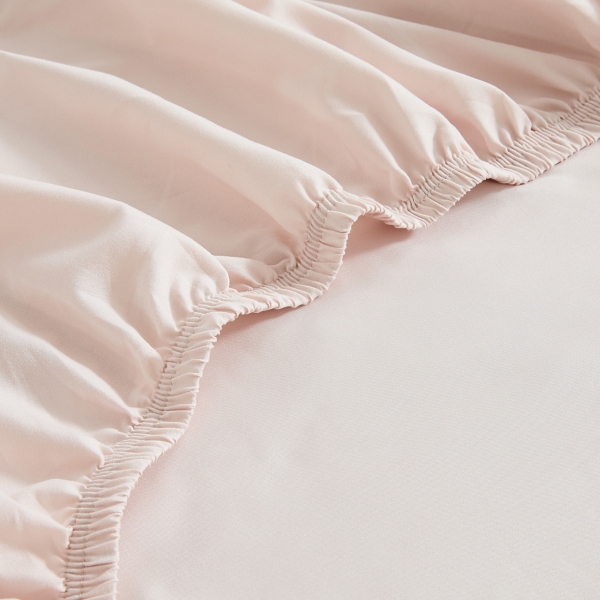 Solid Peach Verona 6-pc. Queen Sheet Set
