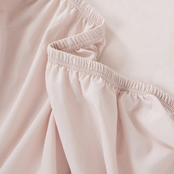 Solid Peach Verona 4-pc. Twin Sheet Set