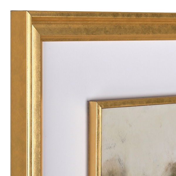 Green Wildflower Field Framed Art Print