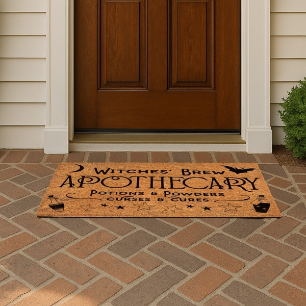 Witches Brew Apothecary Doormat