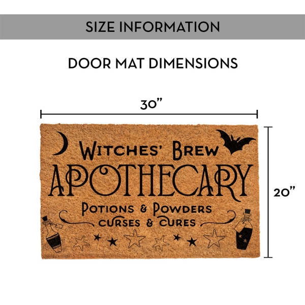 Witches Brew Apothecary Doormat