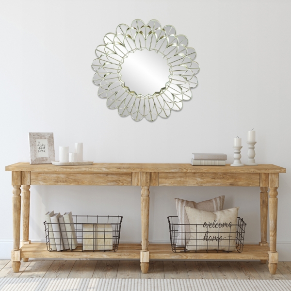 Champagne Sunflower Wall Mirror