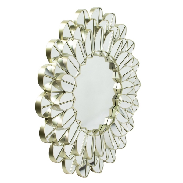 Champagne Sunflower Wall Mirror