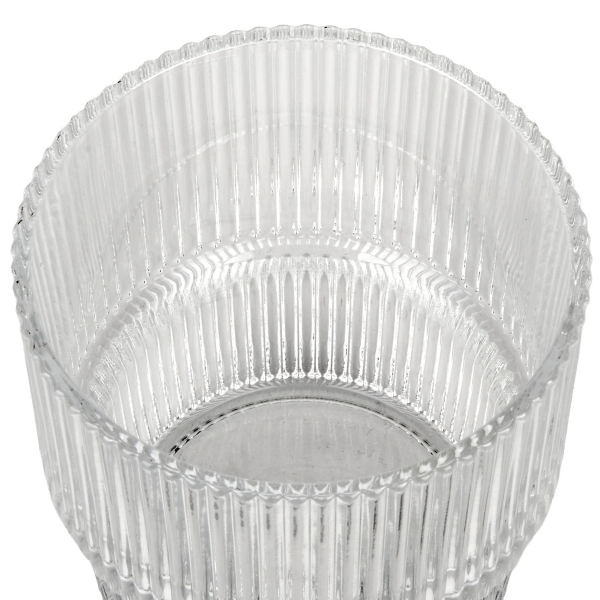 Capri Ribbed Short Tumblers, Set of 4