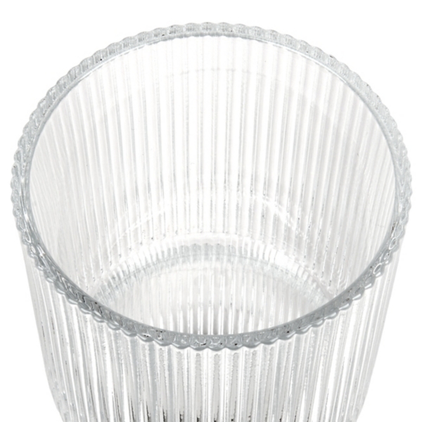 Capri Ribbed Tall Tumblers, Set of 4