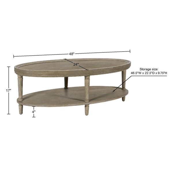 Ayanna Oval Coffee Table