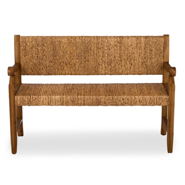 Camden Natural Woven Bench