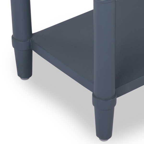 Genevieve French Blue Wood Console Table