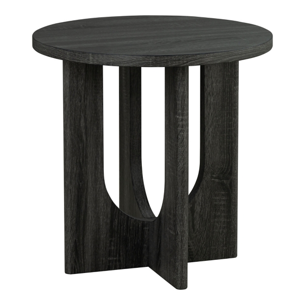Calsen Gray Wood Occasional Tables, Set of 3