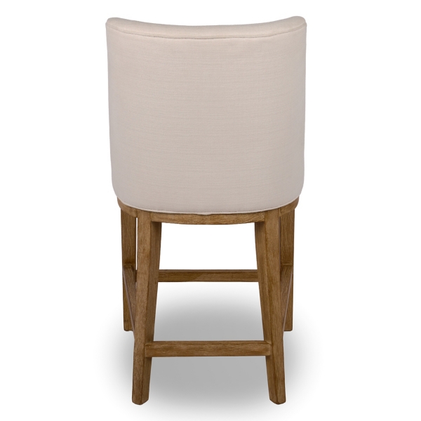 Capri Cream Upholstered Counter Stool