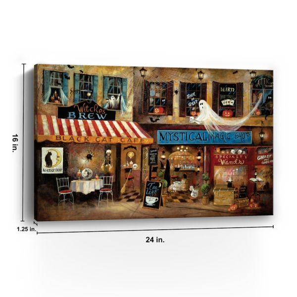 Mystical Magic Shop Canvas Art Print