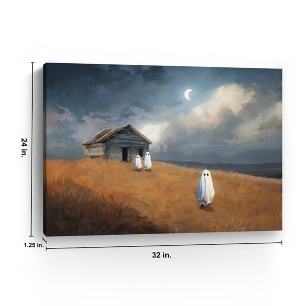 Runaway Ghost Canvas Art Print, 24x32