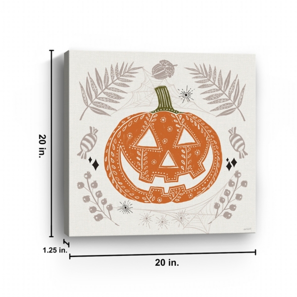 Spooky Silhouette I Halloween Canvas Art Print