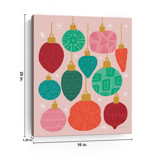 Winter Fun II Christmas Canvas Art Print