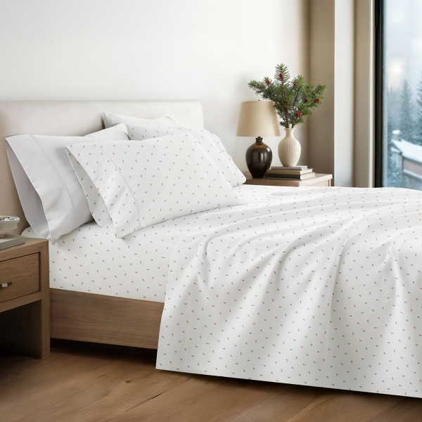 Candy Cane 4-pc. Full Sheet Set