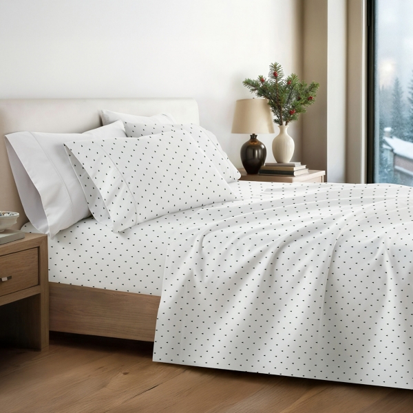 Pine Tree 4-pc. California King Sheet Set