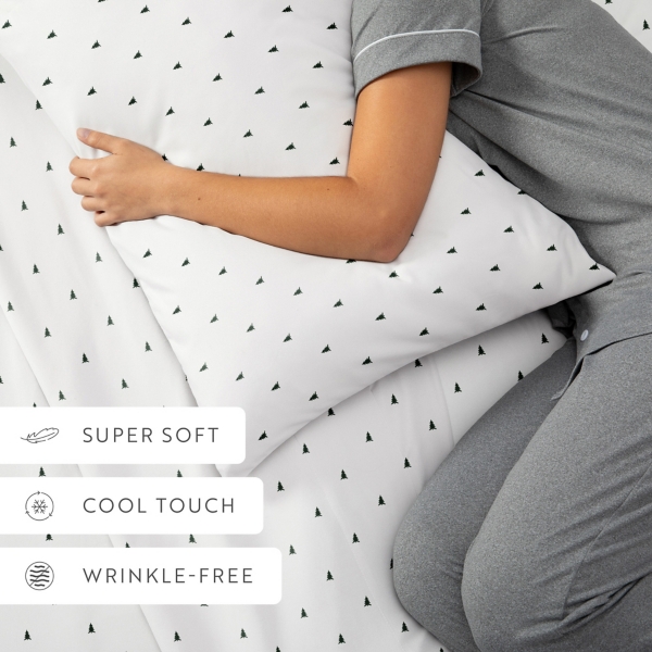 Pine Tree 3-pc. Twin Sheet Set