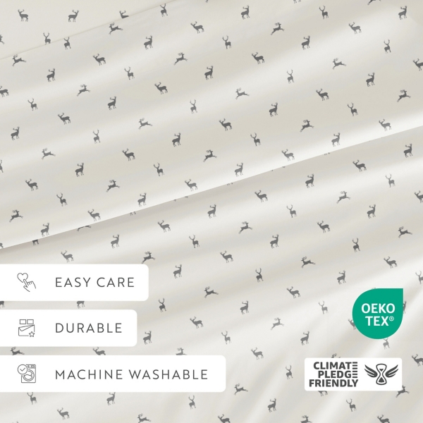 Reindeer 4-pc. Queen Sheet Set