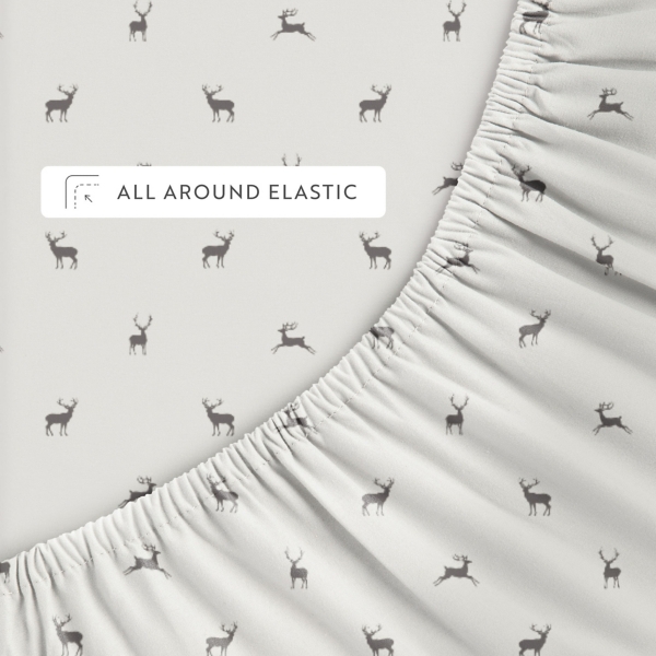 Reindeer 3-pc. Twin Sheet Set