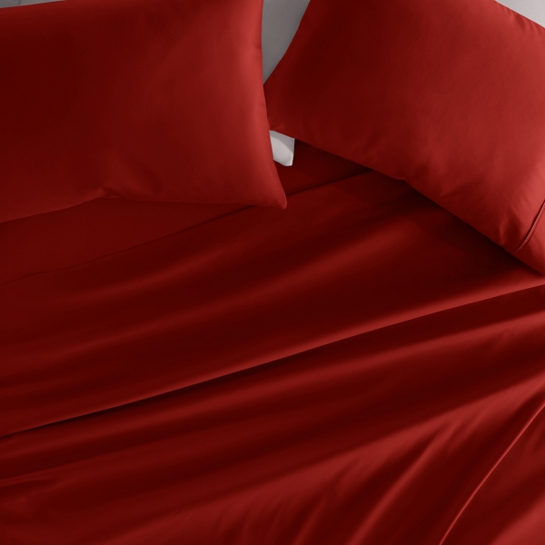 Berry Red 3-pc. Twin Sheet Set