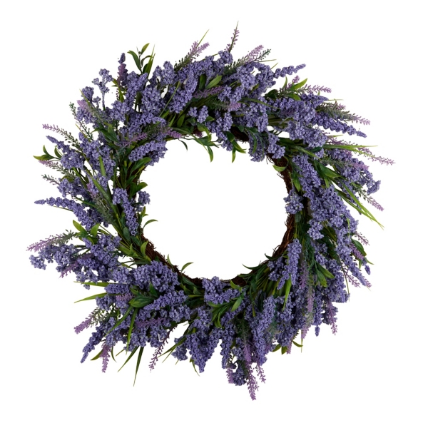 Lavender and Greenery Wreath