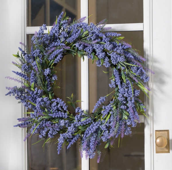 Lavender and Greenery Wreath