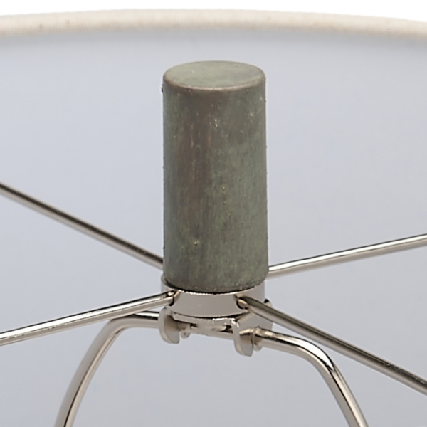 Piza Distressed Gray Table Lamp