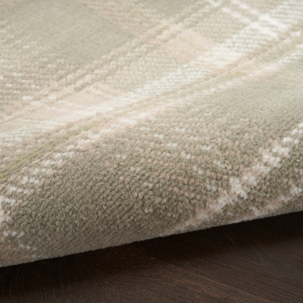 Olive Plaid Grafix Runner, 2x6