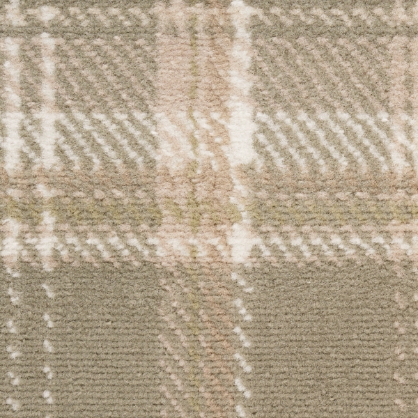Olive Plaid Grafix Area Rug, 7x9