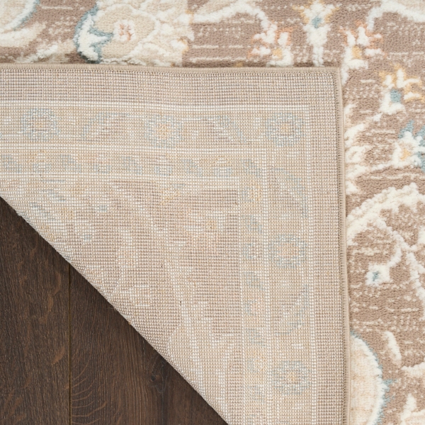 Isla Mocha Floral Vine Area Rug