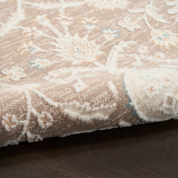 Isla Mocha Floral Vine Area Rug