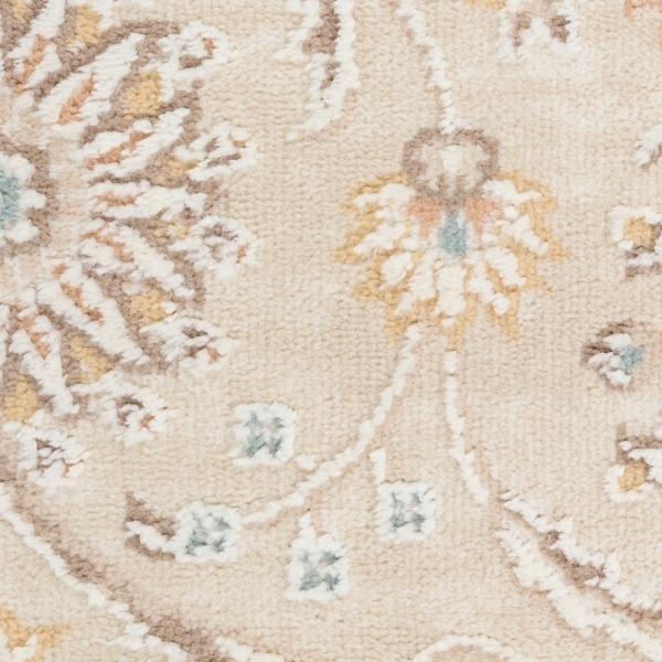 Isla Ivory Floral Vine Area Rug, 5x7