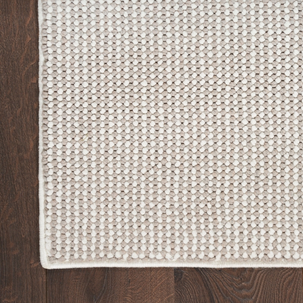 Mocha Textured Modern Area Rug