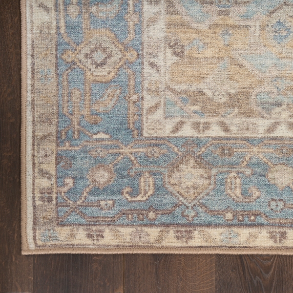 Medallion Washable Area Rug