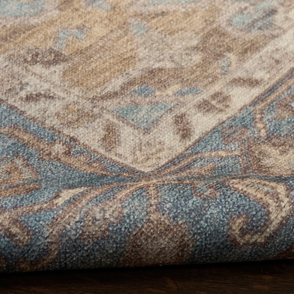 Medallion Washable Area Rug